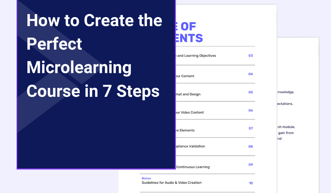 Microlearning Design Guide What is Microlearning, and how to create the perfect Microlearning